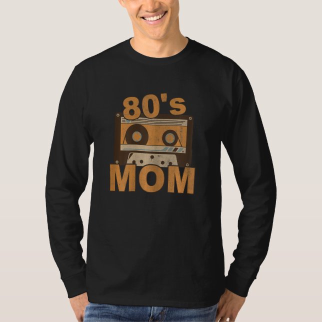 Womens 80s Mum Eighties1980s For Nostalgia 80's Vi T-Shirt (Front)