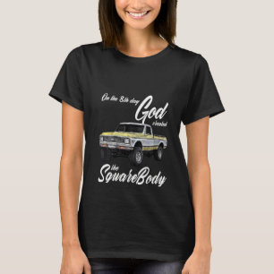 Womens 8th God Jimmy Squarebody Truck Suburban Bla T-Shirt