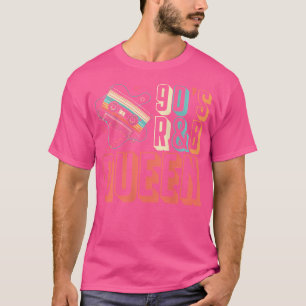 Womens 90S Rb Music Lover Queen T-Shirt