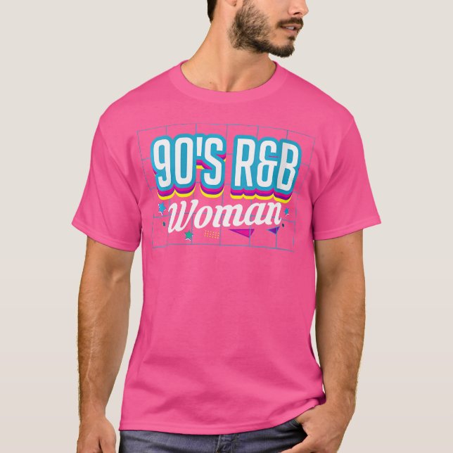 Womens 90S Rb Music Lover Woman T-Shirt (Front)