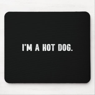 Womens A Hot Dog Funny Instant Lazy Halloween Mouse Pad