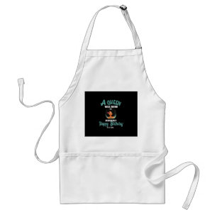 Womens A Queen Was Born In August Birthday Gift Standard Apron