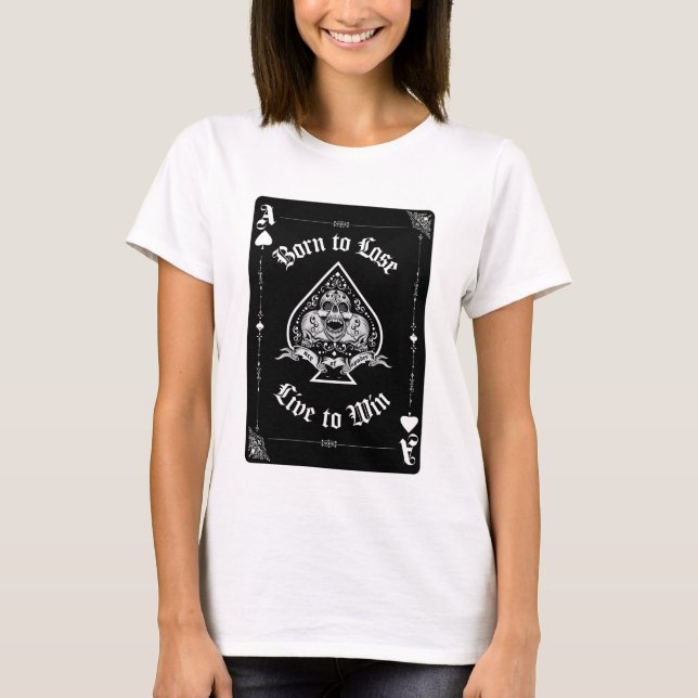 Women's Ace of Spaces shirt (Front)