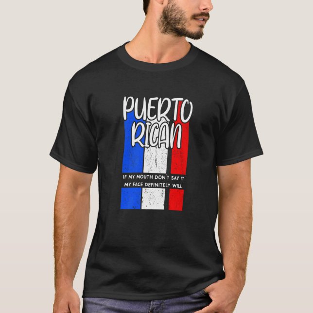 Womens  Adult Sarcasm Joke Puerto Rican T-Shirt (Front)