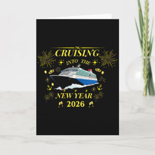 Womens Adventure Awaits – Welcome 2026 V-neck  Card