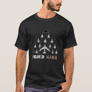 Womens Air Force Academy Proud Mama Military Wife T-Shirt