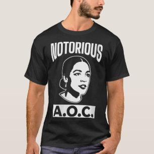 Womens Alexandria Ocasio-cortez The Notorious Aoc  T-Shirt