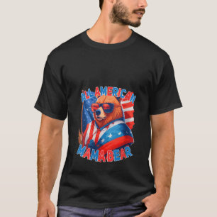 Womens All American Mama Bear Mothers Day 4th Of J T-Shirt