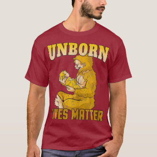 Womens Anti Abortion Pro Life Bigfoot Womens T-Shirt
