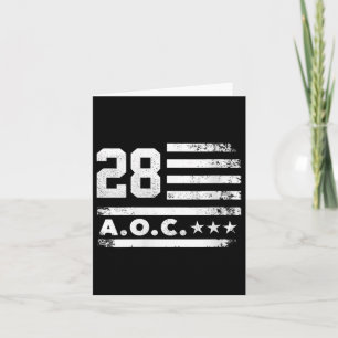 Womens Aoc 2028 A.o.c. 2028 For President American Card