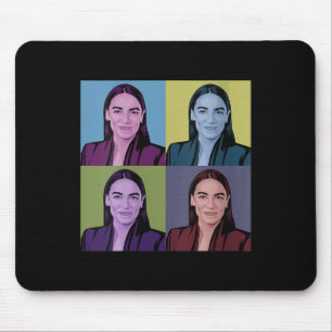 Womens Aoc Alexandria Ocasio-cortez First Female P Mouse Pad