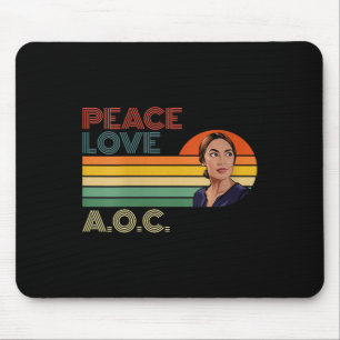 Womens Aoc Alexandria Ocasio-cortez First Female P Mouse Pad