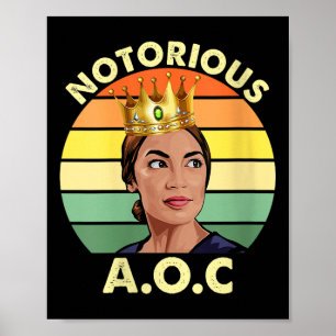 Womens Aoc Alexandria Ocasio-cortez First Female P Poster