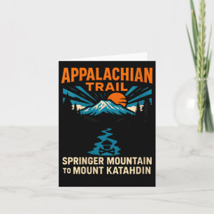 Womens Appalachian Trail Springer To Katahdin Vint Card
