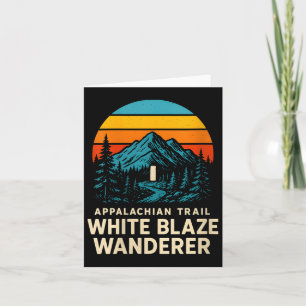 Womens Appalachian Trail White Blaze Wanderer Retr Card