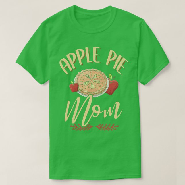 Womens Apple Pie  Funny Apple Pie Mum Baking Apple T-Shirt (Design Front)