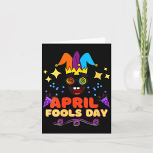 Womens April Fools Day Birthday Quote - Born On Card