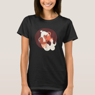 Womens Aquarius Zodiac For Her Horoscope Astrology T-Shirt