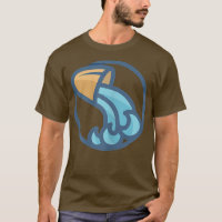 Womens Aquarius Zodiac Horoscope Astrology T-shirt