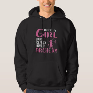 Womens Archer Just A Girl Who Really Loves Archer Hoodie
