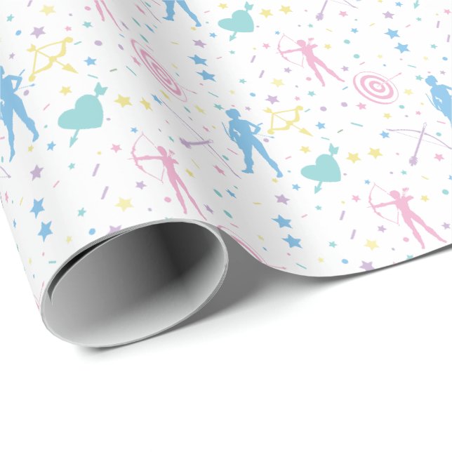 Women's Archery - Archer Bow Arrow Wrapping Paper (Roll Corner)