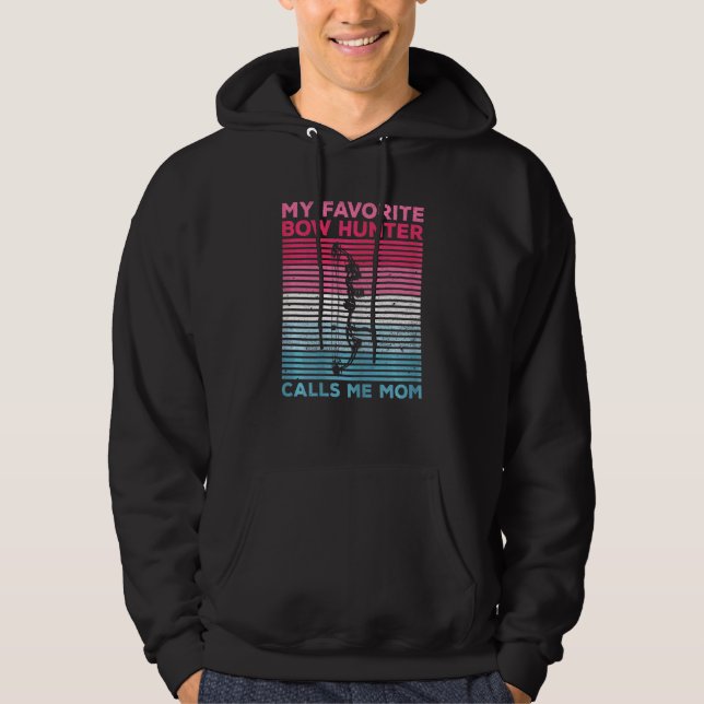 Womens Archery For A Mum Of A Bow Archer Hoodie (Front)