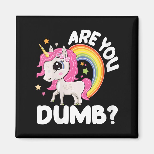 Womens Are Dumb Funny Quotes Sayings Sarcasm Magnet (Front)