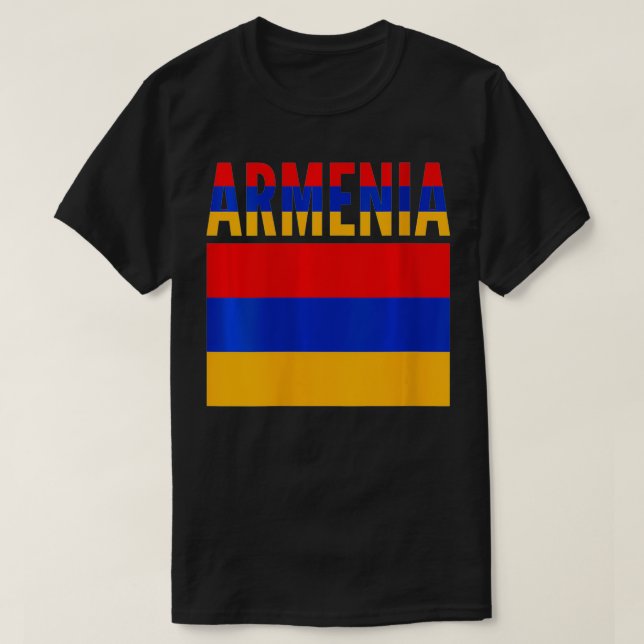 Womens Armenian Gift  Armenia Country Flag VNeck1  T-Shirt (Design Front)