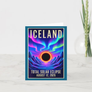Women's Art Solar Eclipse 2026 Totality 12th Augus Card