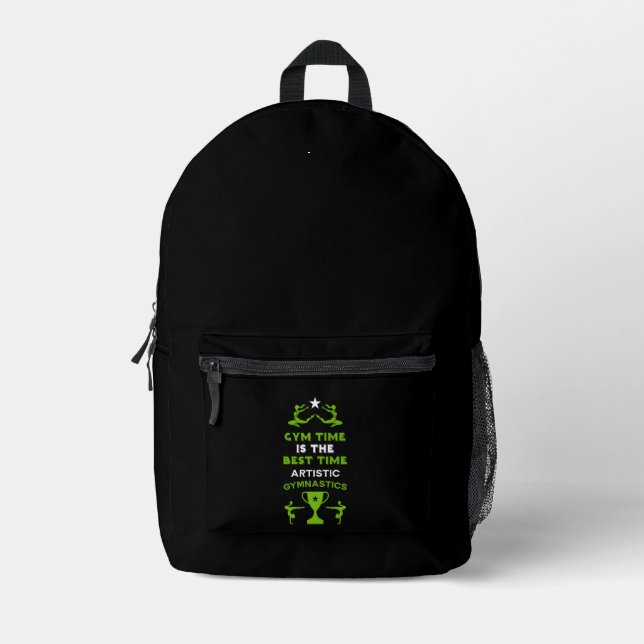 Women's Artistic Gymnastics Printed Backpack (Front)