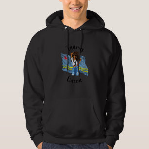 Womens Aruba Taurus Queen Afro Hair African Aruban Hoodie