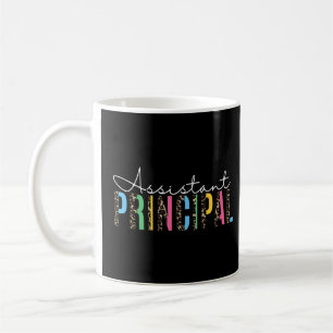 Women's Assistant Principal Retro Boho Cheetah Tea Coffee Mug