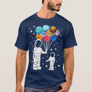 Womens Astronaut Spaceman Funny Space Dwarf Solar T-Shirt