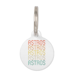 Womens Astros Pet Tag