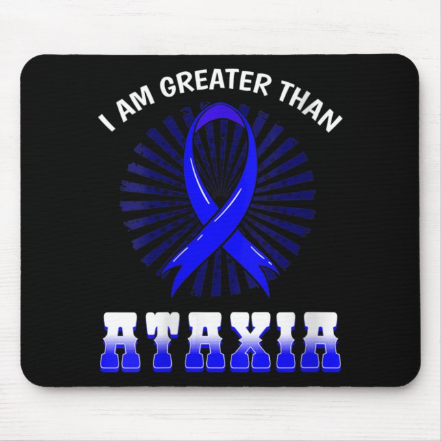 Womens Ataxia Awareness Neurological Sign Hemiatax Mouse Pad (Front)