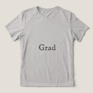 Women's Athletic Grey Grad  Tri-Blend Shirt