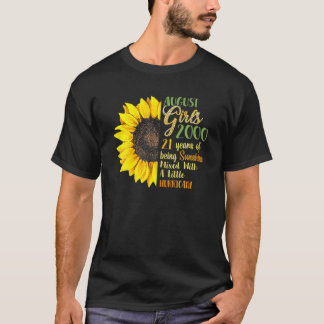 Womens August Girls 2000 21St Birthday 21 Years Ol T-Shirt