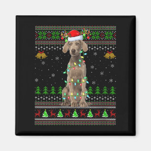 Womens Australian Cattle Dog Ugly Christmas Sweate Magnet