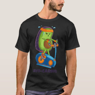 Womens Avo dio Avocado Spinning Class Gym Fitness T-Shirt