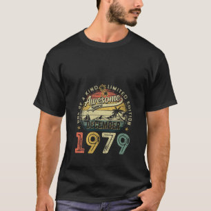 Womens Awesome Since December 1979 46 Years Old 46 T-Shirt