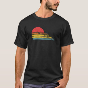 Womens Awesome Wife since 1978 Wedding Anniversary T-Shirt
