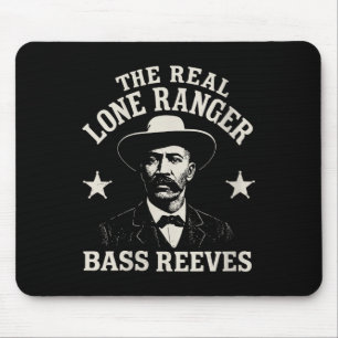 Womens B Reeves First Black Us Marshal Black Histo Mouse Pad
