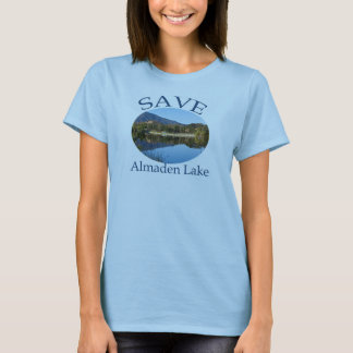 Women's Baby Blue with Website on back T-Shirt