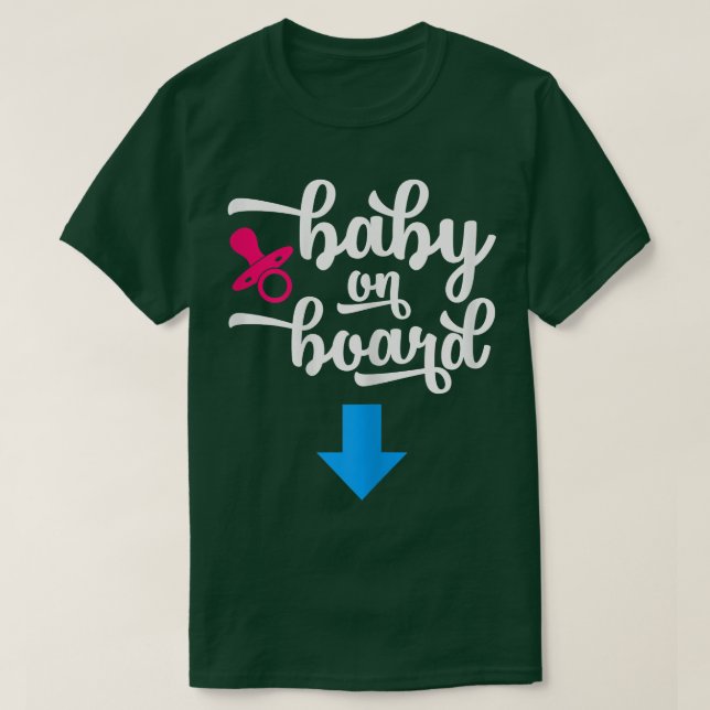 Womens Baby on board  Mom to be Gift Pregnancy ann T-Shirt (Design Front)