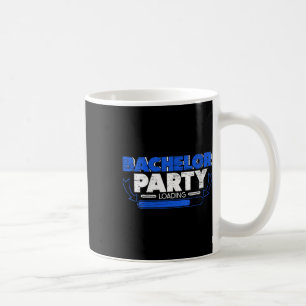 Womens Bachelor Loading Groom Bride Party Funny V- Coffee Mug