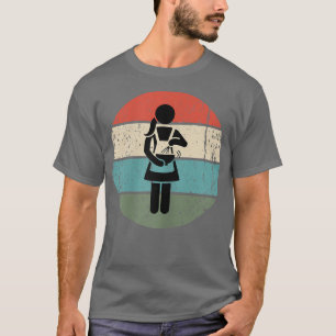 Womens Baking Girl Baker Distressed Vintage Retro  T-Shirt