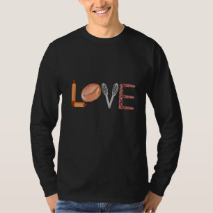 Womens Baking Love Bread Baker Bake Pastry Chef Ba T-Shirt