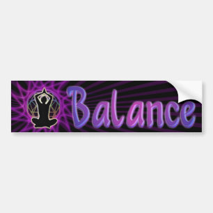 Women's ~ Balance: Meditation & Sacred Geometry Bumper Sticker