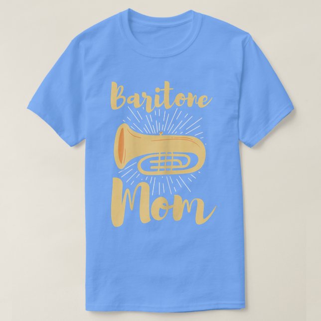 Womens BaritoneFunny Baritone Mum Band Mother Bari T-Shirt (Design Front)