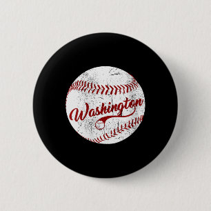 Womens Baseball Washington Dc Team 6 Cm Round Badge